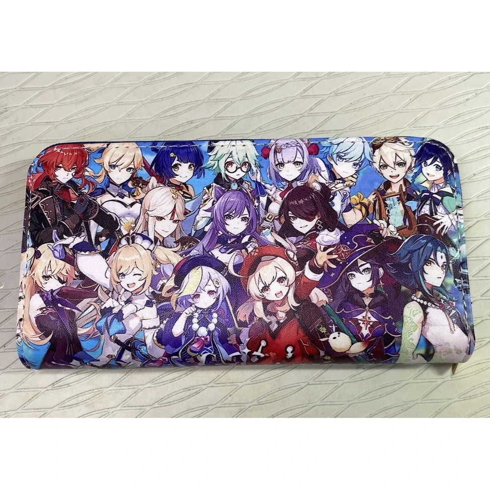 Cosplay Genshin‎ Impact Xiao Anime Clutch Purse Credit Card Wallet